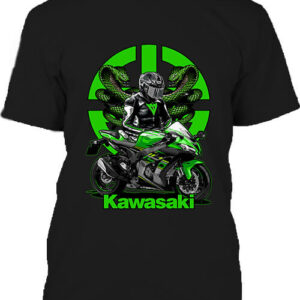 Motoros ajándék Kawasaki – Férfi póló