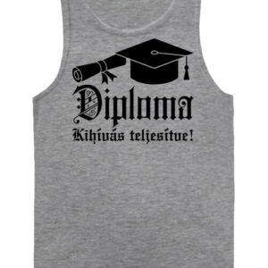 Diploma kihívás teljesítve – Férfi ujjatlan póló