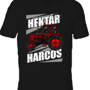 Hektár harcos MTZ – Férfi V nyakú póló