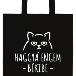 Haggyá engem békibe- Prémium hosszú fülű táska