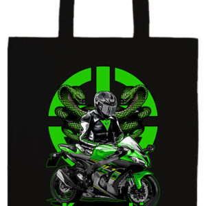 Motoros ajándék Kawasaki- Prémium hosszú fülű táska