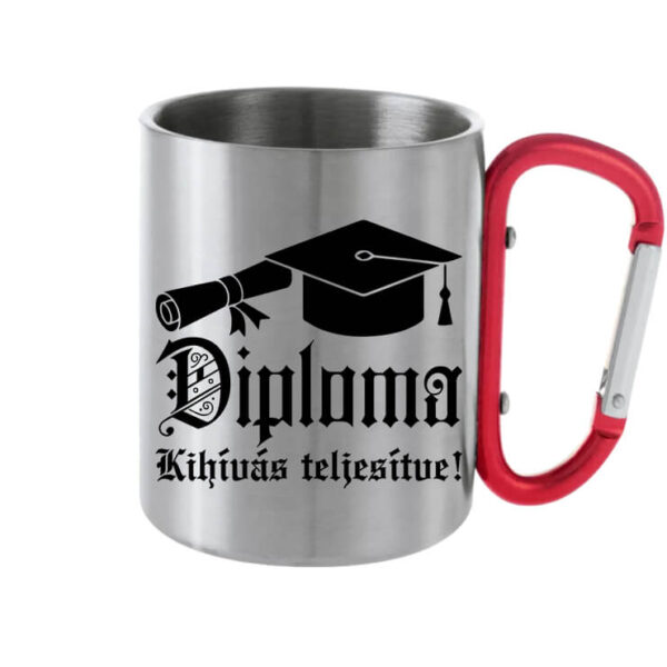 Diploma kihívás teljesítve - Karabineres bögre