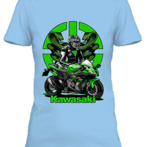 Motoros ajándék Kawasaki – Női póló
