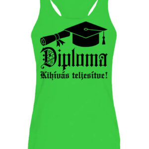 Diploma kihívás teljesítve – Női ujjatlan póló
