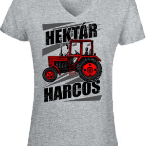 Hektár harcos MTZ – Női V nyakú póló