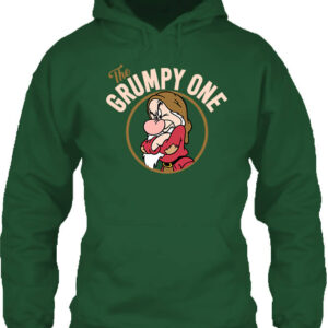 Morgó Grumpy Hófehérke – Unisex kapucnis pulóver