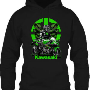Motoros ajándék Kawasaki – Unisex kapucnis pulóver
