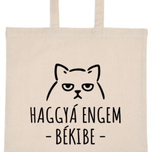 Haggyá engem békibe- Basic rövid fülű táska
