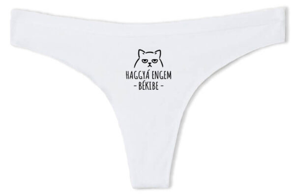 Tanga Haggyá engem békibe fehér