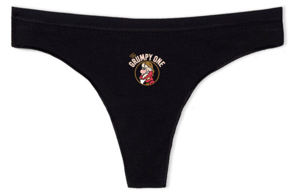 Tanga Morgó Grumpy Hófehérke fekete