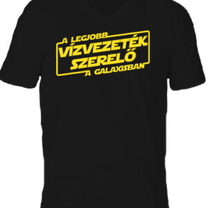 A legjobb vízvezetékszerelő a galaxisban – Férfi V nyakú póló