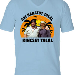 Jó barát kincs Bud Spencer – Férfi V nyakú póló