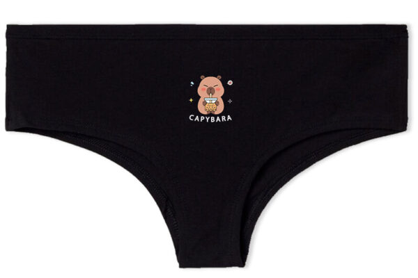 Francia bugyi Capybara kávé fekete