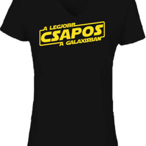 A legjobb csapos a galaxisban – Női V nyakú póló