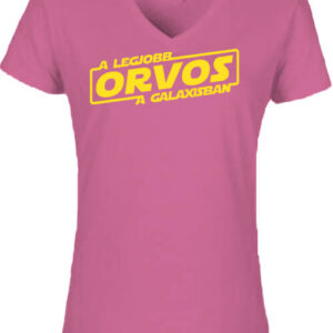 A legjobb orvos a galaxisban – Női V nyakú póló