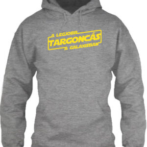 A legjobb targoncás a galaxisban – Unisex kapucnis pulóver – M, Szürke