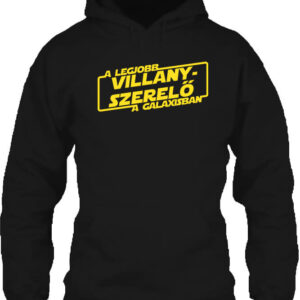 A legjobb villanyszerelő a galaxisban – Unisex kapucnis pulóver