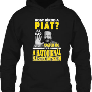 Hogy bírod a piát Bud Spencer – Unisex kapucnis pulóver
