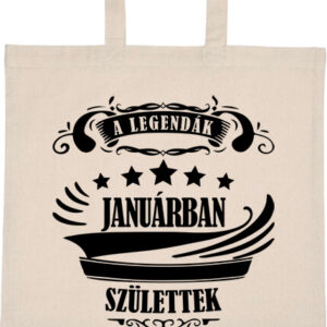 A legendák januárban születtek – hosszú vagy rövid fülű vászontáska