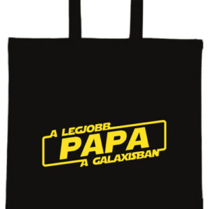 A legjobb papa a galaxisban – hosszú vagy rövid fülű vászontáska