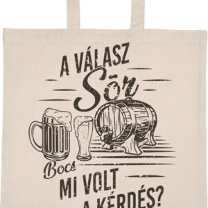 A válasz sör – hosszú vagy rövid fülű vászontáska