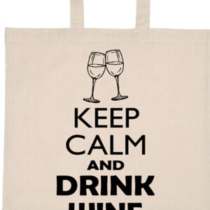 Keep calm bor – hosszú vagy rövid fülű vászontáska