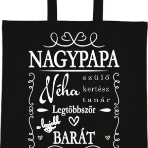 Nagypapa barát – hosszú vagy rövid fülű vászontáska
