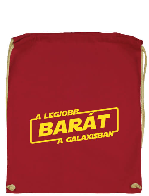 Tornazsák A legjobb barát a galaxisban piros