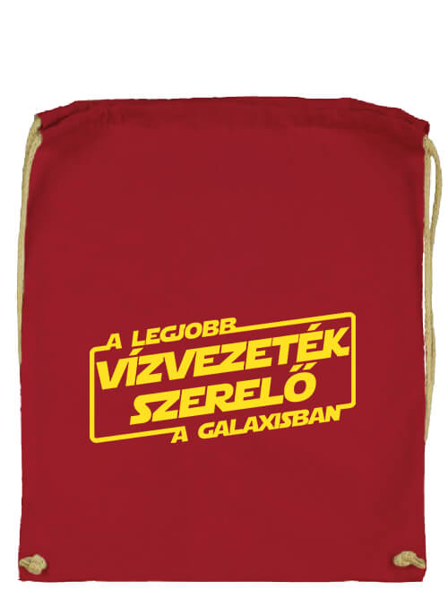 Tornazsák A legjobb vízvezetékszerelő a galaxisban piros