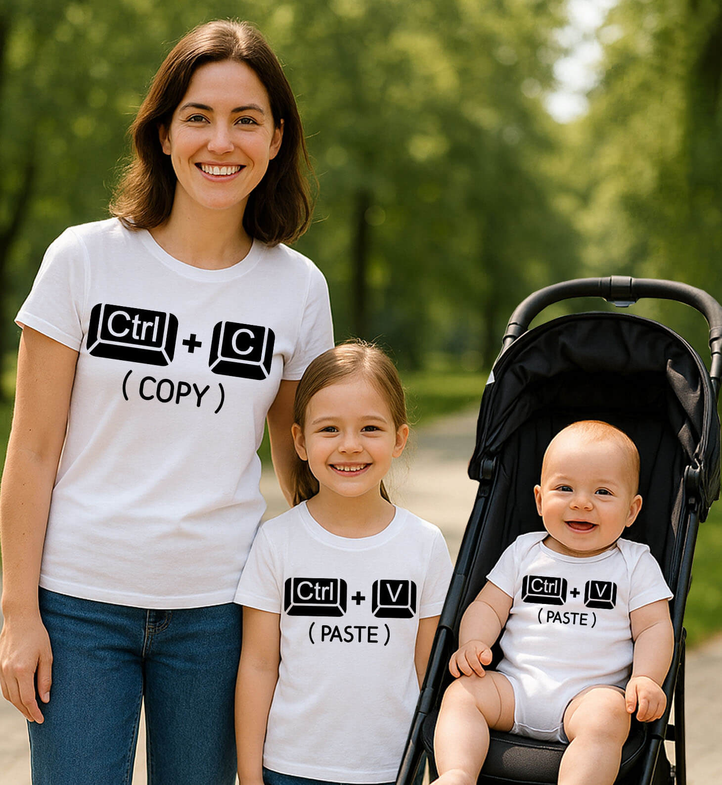 Ctrl C Ctrl V Copy Paste anya gyermekei paros polo feher