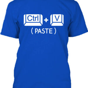 Ctrl + V póló baby body – Férfi póló