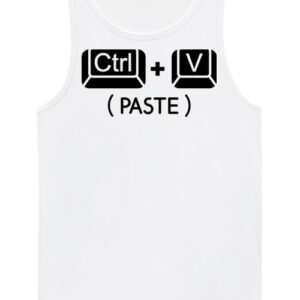 Ctrl + V póló baby body – Férfi ujjatlan póló