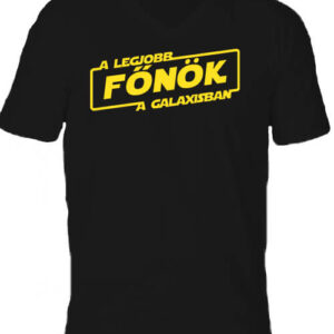 A legjobb főnök a galaxisban – Férfi V nyakú póló