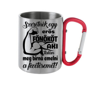 Erős főnök fizetésemeléssel – Karabineres bögre