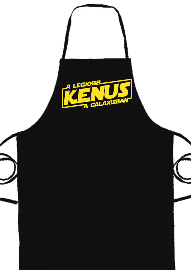 Kötény A legjobb kenus a galaxisban fekete