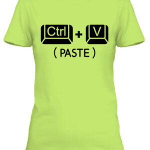 Ctrl + V póló baby body – Női póló