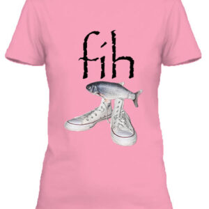 Fih Shoes Fish halas mém – Női póló