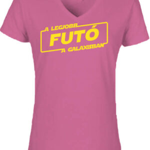 A legjobb futó a galaxisban – Női V nyakú póló