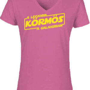 A legjobb körmös a galaxisban – Női V nyakú póló