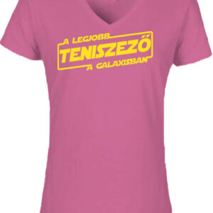 A legjobb teniszező a galaxisban – Női V nyakú póló