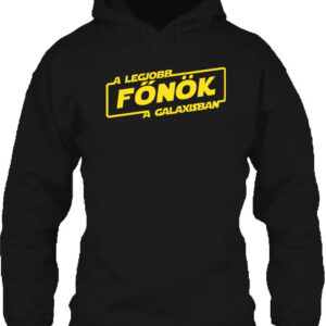 A legjobb főnök a galaxisban – Unisex kapucnis pulóver