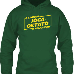 A legjobb jóga oktató a galaxisban – Unisex kapucnis pulóver