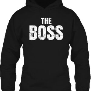 The boss főnök – Unisex kapucnis pulóver
