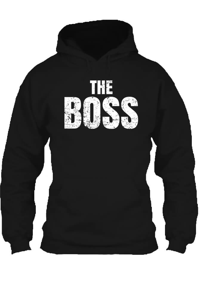 Pulóver The boss főnök fekete
