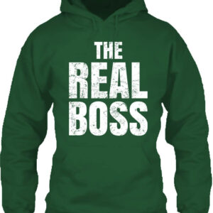 The real boss igazi főnök – Unisex kapucnis pulóver