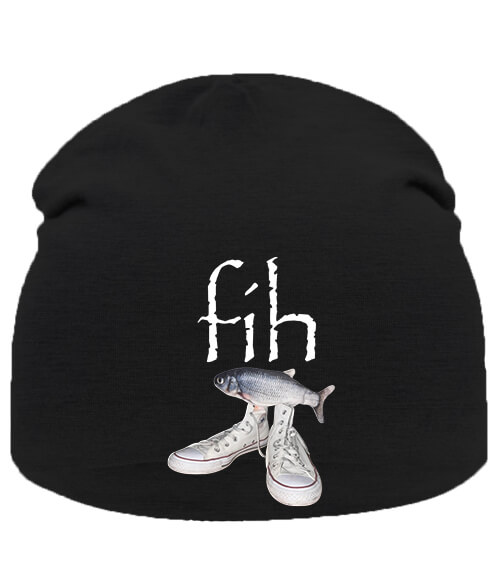 Sapka Fih Shoes Fish halas mém fekete