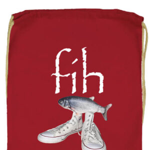 Fih Shoes Fish halas mém- Prémium tornazsák