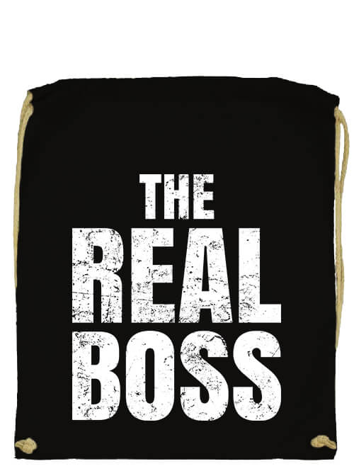 Tornazsák The real boss igazi főnök fekete