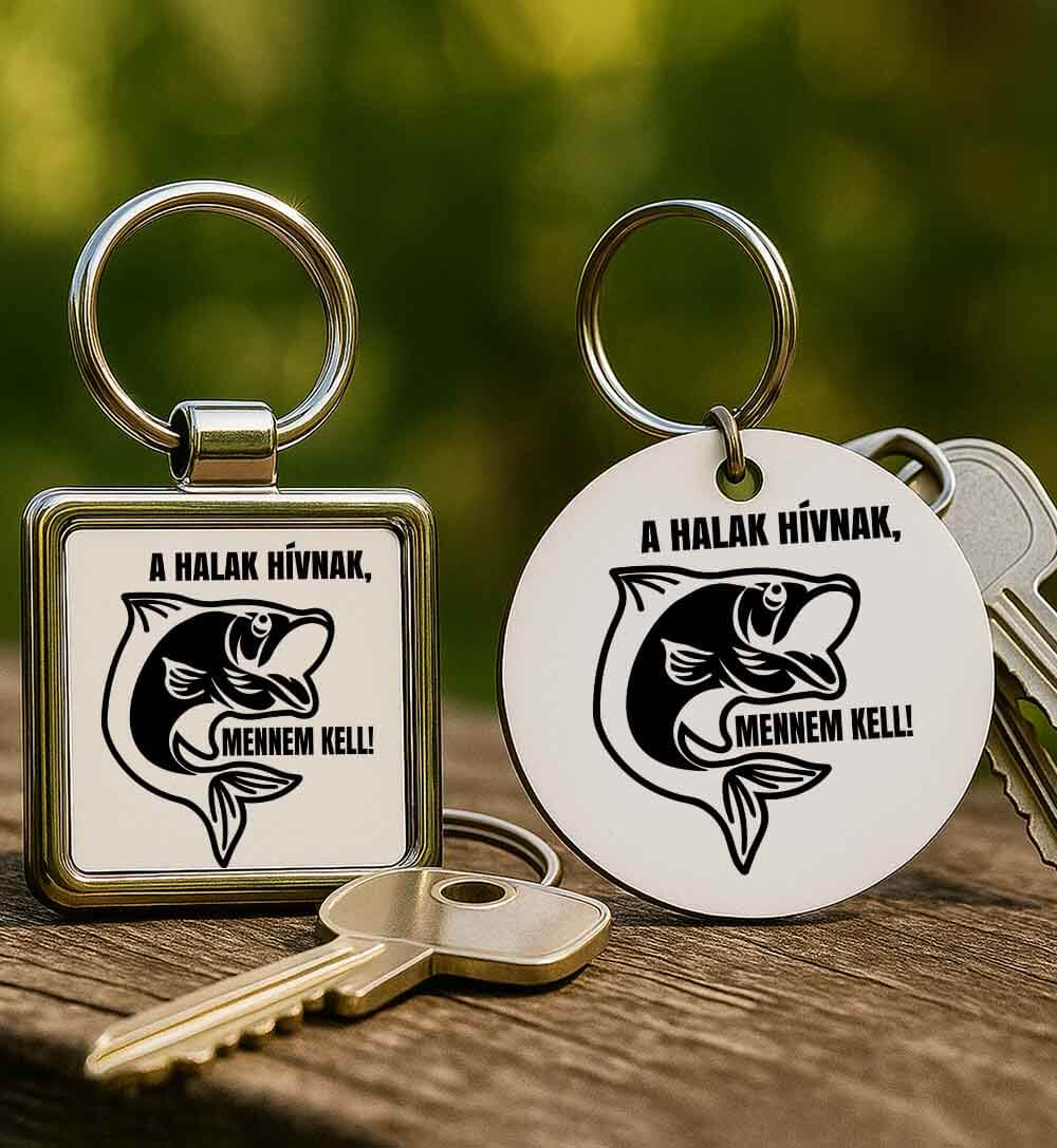 Kulcsartó A halak hívnak mennem kell