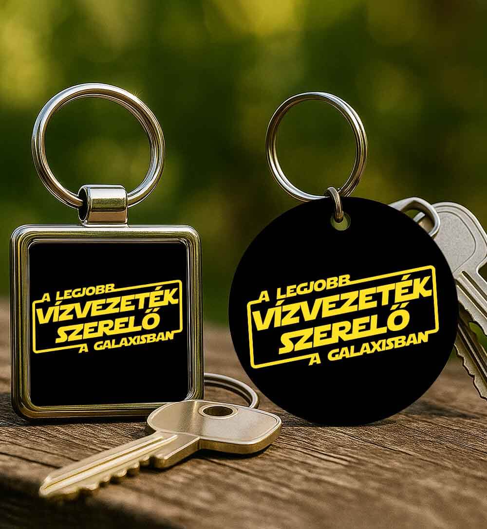 Kulcstartó A legjobb vízvezetékszerelő a galaxisban